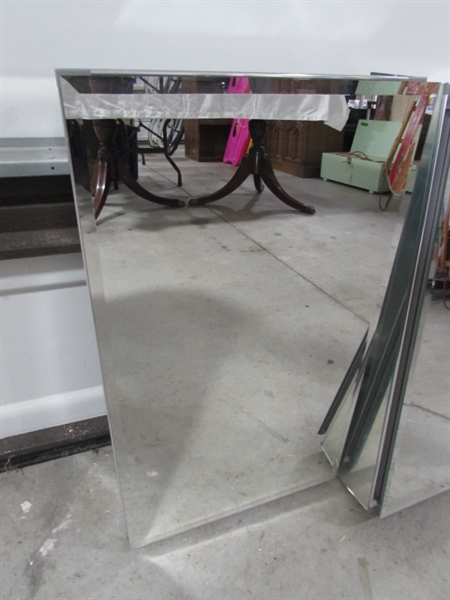 3 WALL MOUNT MEDICINE CABINETS W/BEVELED MIRRORS