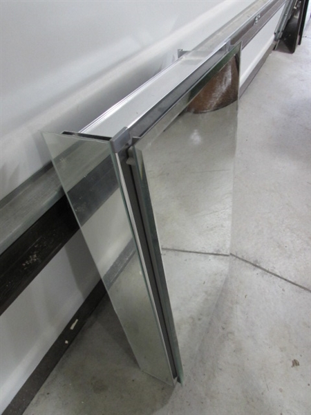 3 WALL MOUNT MEDICINE CABINETS W/BEVELED MIRRORS
