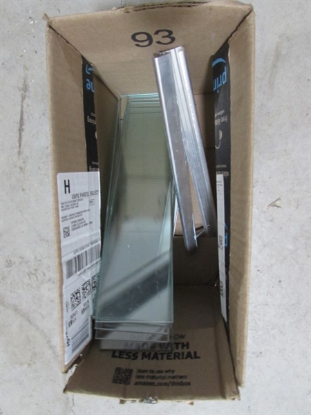 3 WALL MOUNT MEDICINE CABINETS W/BEVELED MIRRORS