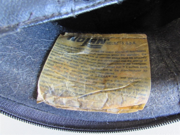 3 MOTORCYCLE HELMETS