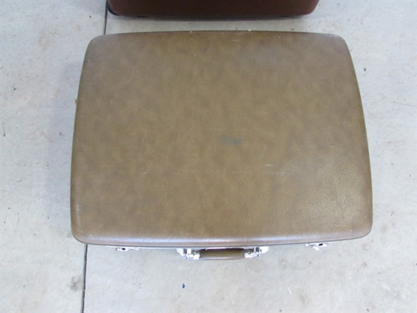 VINTAGE SAMSONITE HARD SHELL LUGGAGE SETS & FOLDING CART