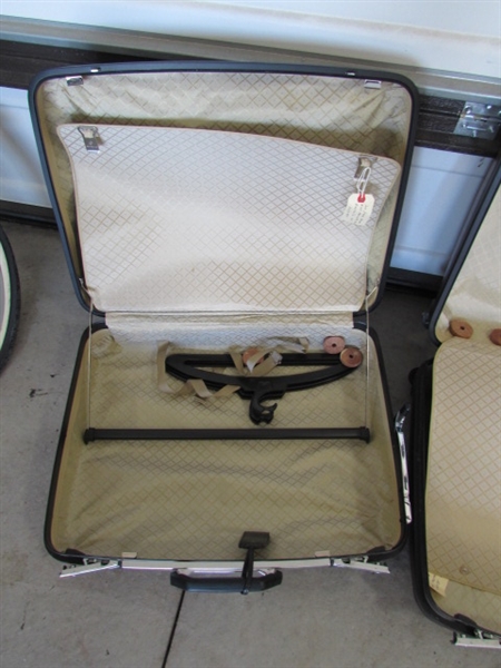 VINTAGE SAMSONITE HARD SHELL LUGGAGE SETS & FOLDING CART