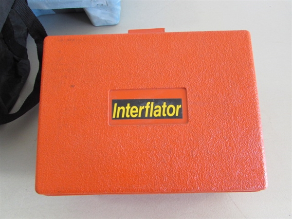 INFLATER, POLISHER/BUFFER & TIRE CHAINS