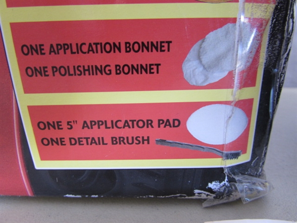 INFLATER, POLISHER/BUFFER & TIRE CHAINS
