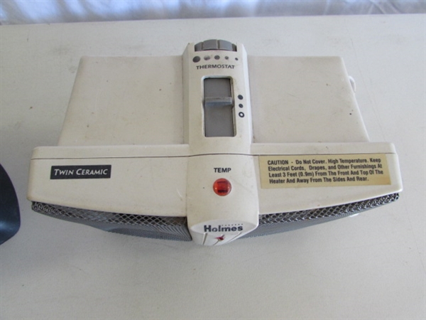 2 SMALL PERSONAL HEATERS