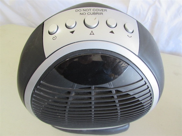 2 SMALL PERSONAL HEATERS