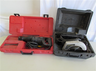 ELECTRIC SEARS CRAFTSMAN RECIPROCATING SAW & CIRCULAR SAW