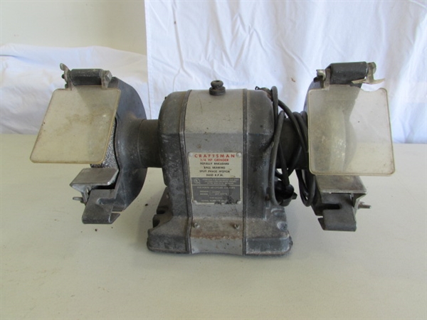CRAFTSMAN 1/4 HP BENCH GRINDER