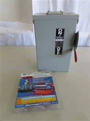 ELECTRIC WATER PIPE HEAT CABLE & GE GENERAL DUTY SAFETY SWITCH BOX