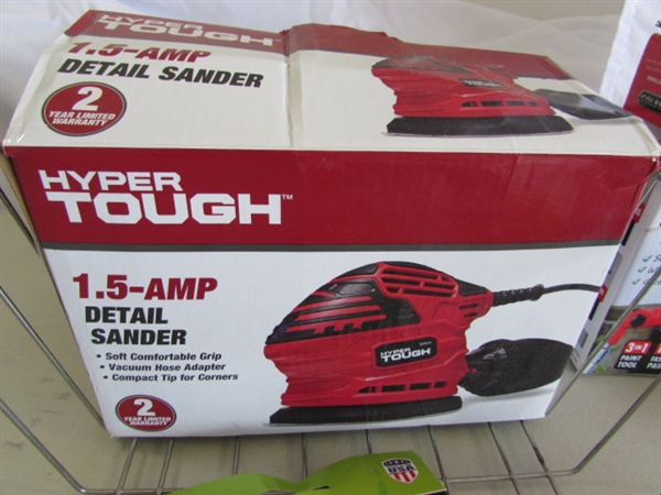 ELECTRIC SANDERS & ASSORTED HAND TOOLS