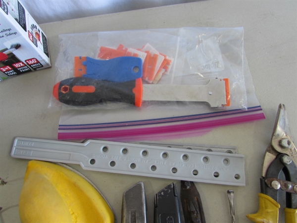 ELECTRIC SANDERS & ASSORTED HAND TOOLS