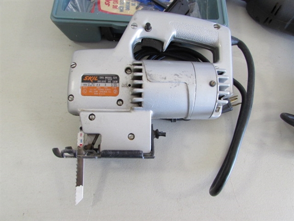 SKIL JIG SAW & CRAFTSMAN 3/8 DRILL - ELECTRIC