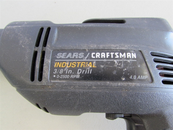SKIL JIG SAW & CRAFTSMAN 3/8 DRILL - ELECTRIC