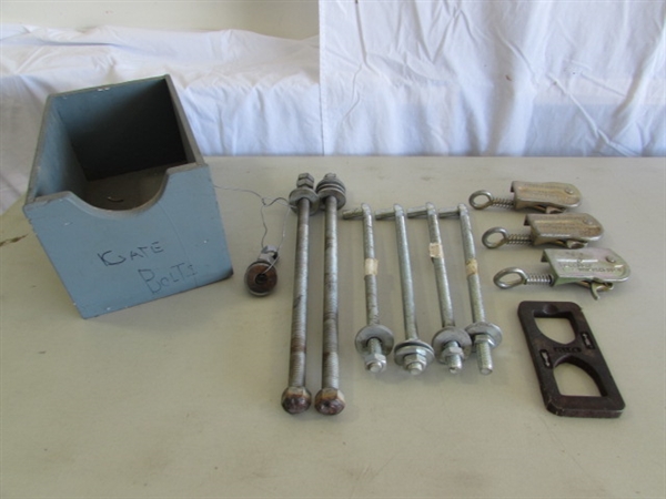 GATE BOLTS, T-POST PULLER & FENCE WIRE TIGHTENERS