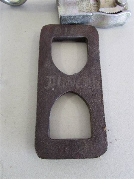 GATE BOLTS, T-POST PULLER & FENCE WIRE TIGHTENERS