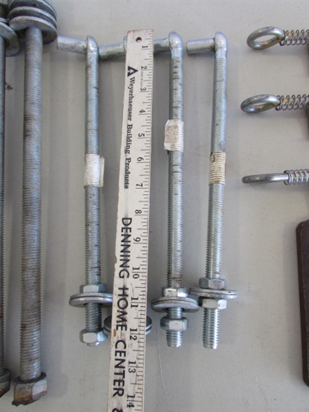 GATE BOLTS, T-POST PULLER & FENCE WIRE TIGHTENERS