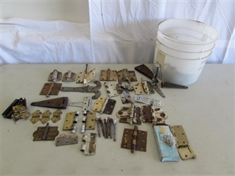 VINTAGE/ANTIQUE HINGES, ETC