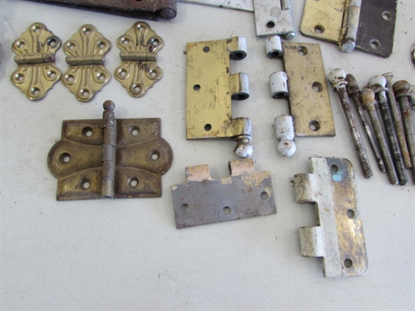 VINTAGE/ANTIQUE HINGES, ETC
