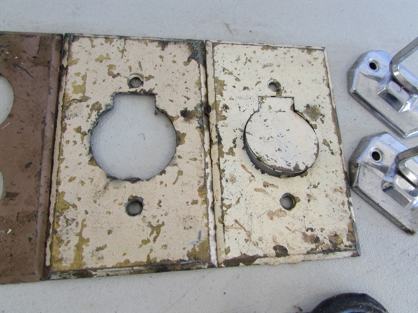 VINTAGE SWITCH PLATES & DRAWER PULLS