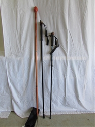 3 COLLAPSIBLE WALKING STICKS
