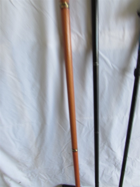 3 COLLAPSIBLE WALKING STICKS