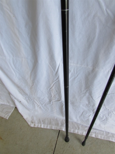 3 COLLAPSIBLE WALKING STICKS