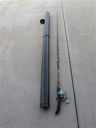 VINTAGE FISHING POLE W/REEL & HARD CASE