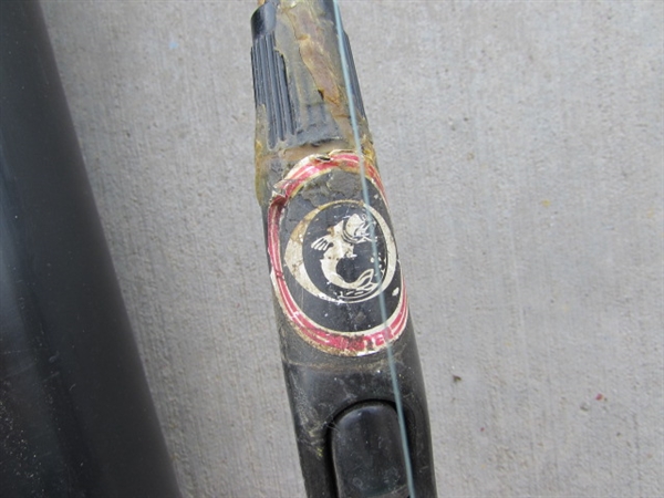 VINTAGE FISHING POLE W/REEL & HARD CASE