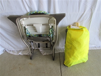 FOLDING HIGH CHAIR & KIDS TEEPEE TENT