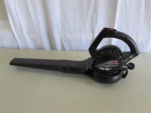 HYPER TOUGH 40V WEED TRIMMER & BLOWER W/BATTERIES & CHARGER & ELECTRIC TORO BLOWER