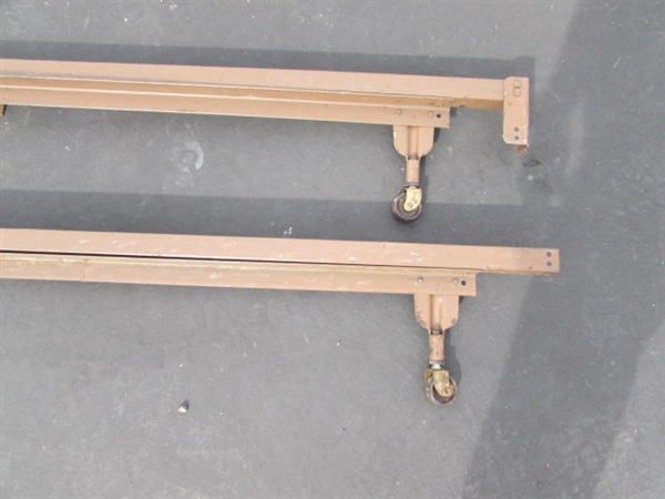 3 ADJUSTABLE METAL BED FRAMES