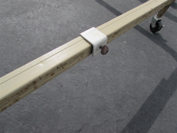 3 ADJUSTABLE METAL BED FRAMES