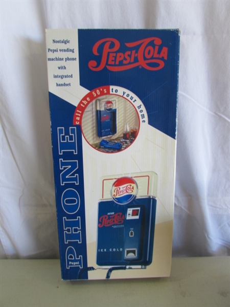 PEPSI-COLA TELEPHONE & RADIO W/ORIGINAL BOXES