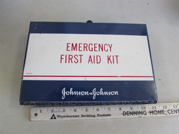 GAS & BATTERY POWERED LANTERNS, FIRST AID KIT & ELECTRIC BUG LIGHT
