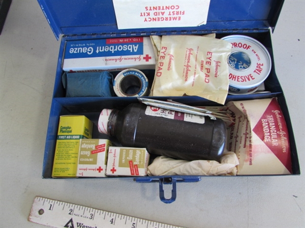 GAS & BATTERY POWERED LANTERNS, FIRST AID KIT & ELECTRIC BUG LIGHT