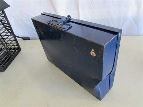 GAS & BATTERY POWERED LANTERNS, FIRST AID KIT & ELECTRIC BUG LIGHT