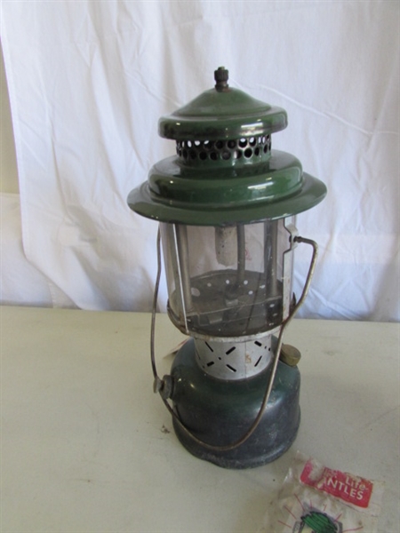 2 VINTAGE GAS POWERED LANTERNS - COLEMAN & TURNER BRASS WORKS