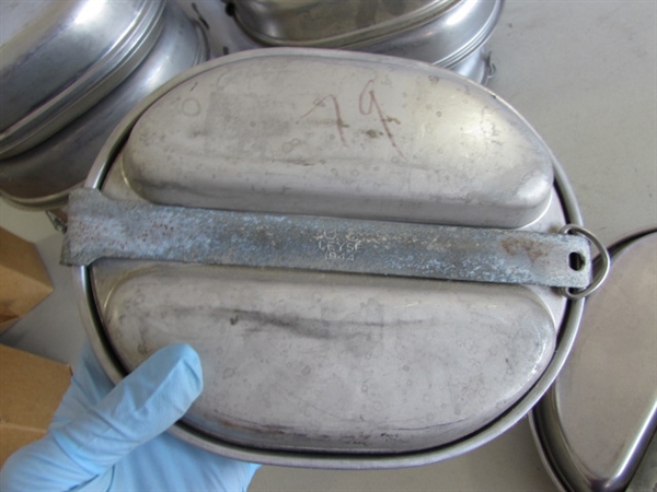 VINTAGE ARMY MESS KITS & MORE