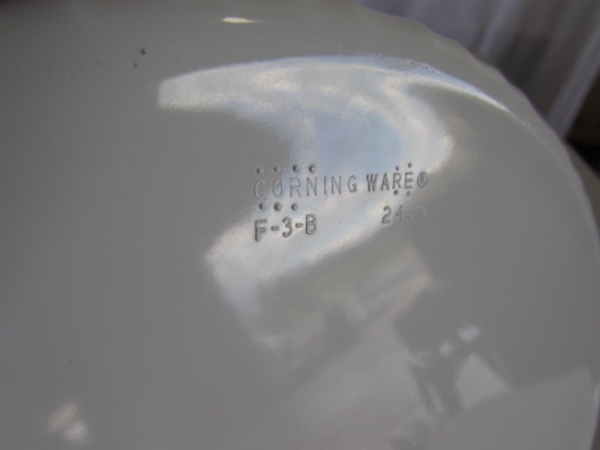 CORNINGWARE FRENCH WHITE BAKING DISHES
