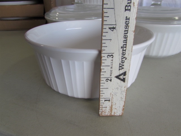 CORNINGWARE FRENCH WHITE BAKING DISHES
