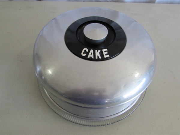 VINTAGE SPUN ALUMINUM CANISTER SET