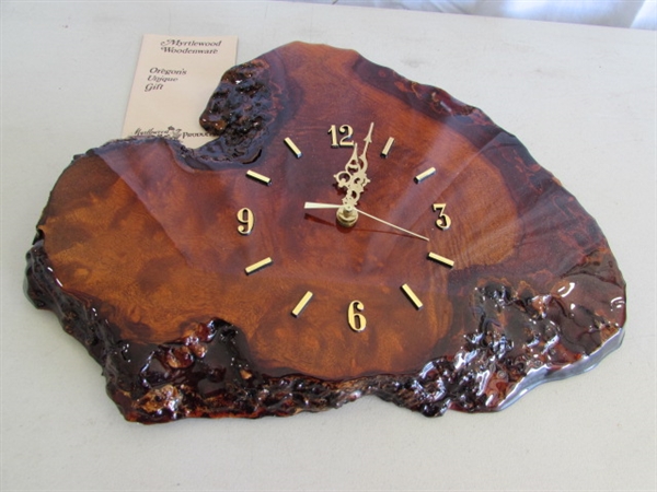 VINTAGE MYRTLEWOOD WALL CLOCK