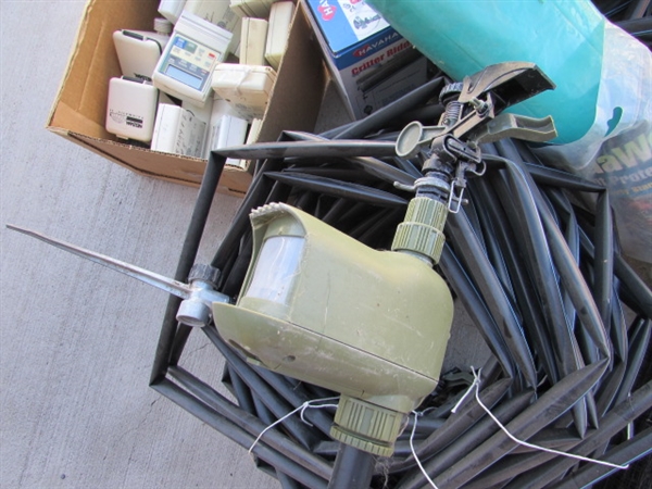IRRIGATION LINES, TIMERS, CRITTER SPRINKLERS & MORE