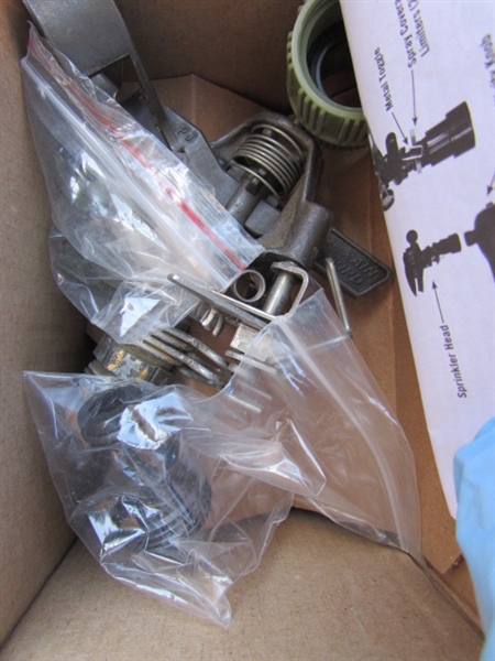 IRRIGATION LINES, TIMERS, CRITTER SPRINKLERS & MORE