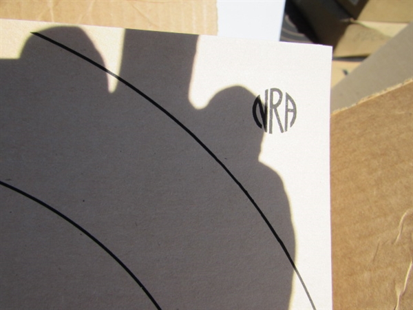 ASSORTED TARGETS & BACKER BOARDS FOR THE TARGETS LOT#3
