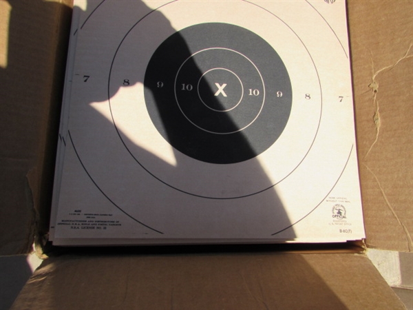 ASSORTED TARGETS & BACKER BOARDS FOR THE TARGETS LOT#3