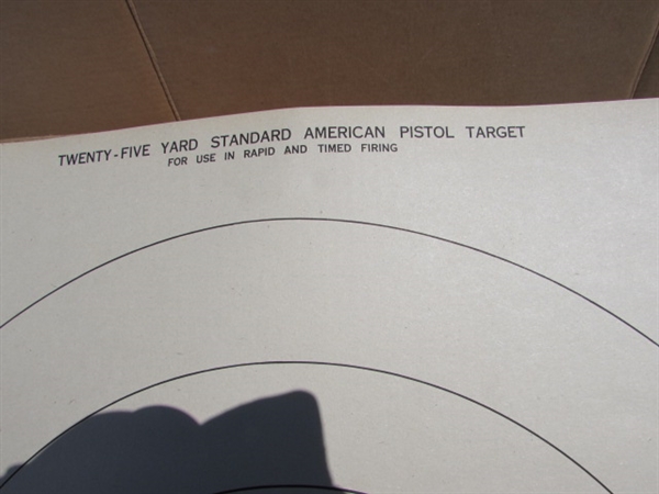 ASSORTED TARGETS & BACKER BOARDS FOR THE TARGETS LOT#3