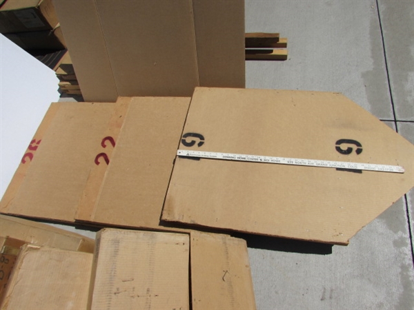 ASSORTED TARGETS & BACKER BOARDS FOR THE TARGETS LOT#3
