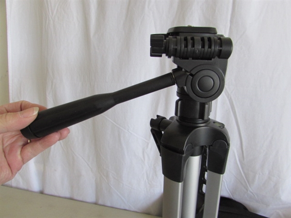 4 OLYMPUS INFINITY 35mm CAMERAS, TRIPODS, BOOKS & MORE