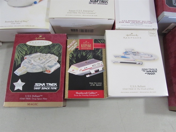 STAR TREK CHRISTMAS ORNAMENT COLLECTION